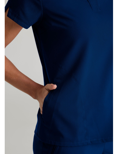 Blusa médica "Avery" para mujer - Grey's Anatomy Stretch (GRST230)