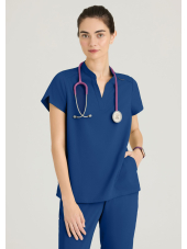 Blusa médica "Avery" para mujer - Grey's Anatomy Stretch (GRST230)