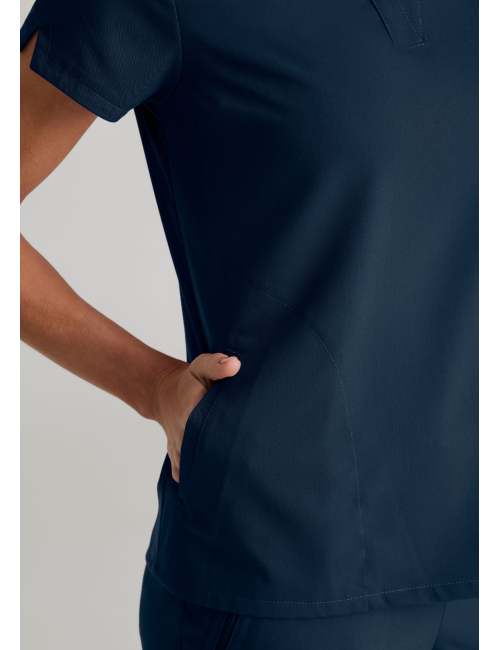 Blusa médica "Avery" para mujer - Grey's Anatomy Stretch (GRST230)