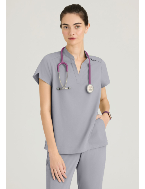 Blusa médica "Avery" para mujer - Grey's Anatomy Stretch (GRST230)