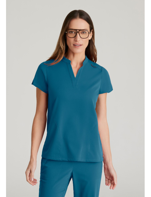 Blusa médica "Avery" para mujer - Grey's Anatomy Stretch (GRST230)