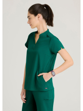 Blusa médica "Avery" para mujer - Grey's Anatomy Stretch (GRST230)