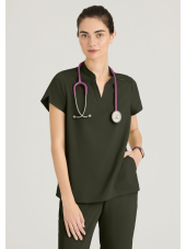 Blusa médica "Avery" para mujer - Grey's Anatomy Stretch (GRST230)
