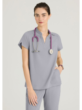 Women's "Avery" Medical Scrub Top - Grey's Anatomy Stretch (GRST230)