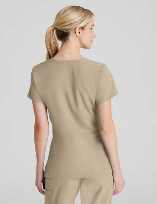 Blusa médica para mujer -...