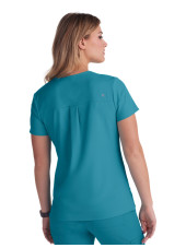 Blouse médicale Femme Koi "Cardi", 3 poches, collection Cureology (C101)