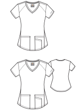 Blusa médica para mujer - Skechers (SK101)