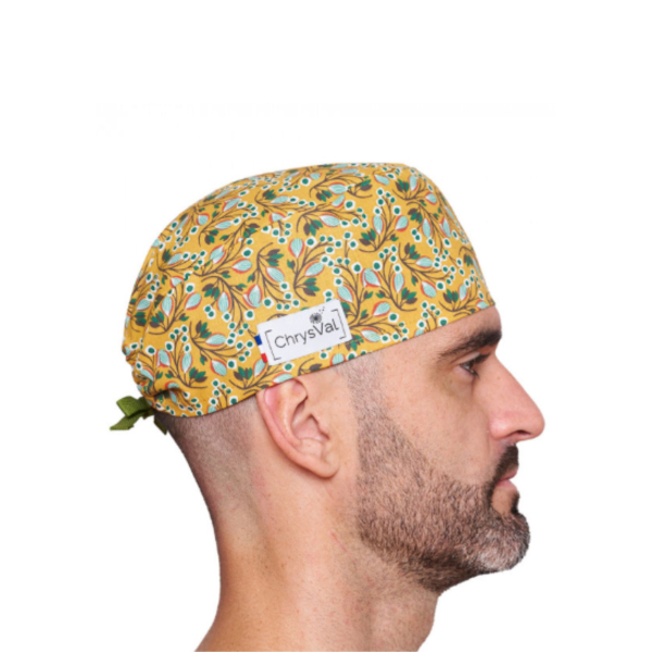 Gorro médico corto "Safran" 100% algodón CHRYSVAL (211-1112)