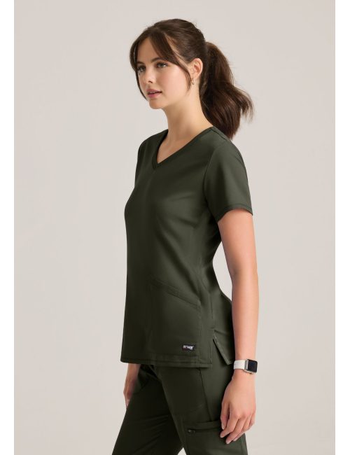 Blusa médica para mujer - Grey's Anatomy Stretch (GRST011)