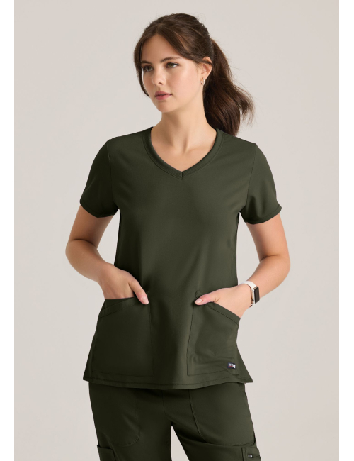 Blusa médica para mujer - Grey's Anatomy Stretch (GRST011)