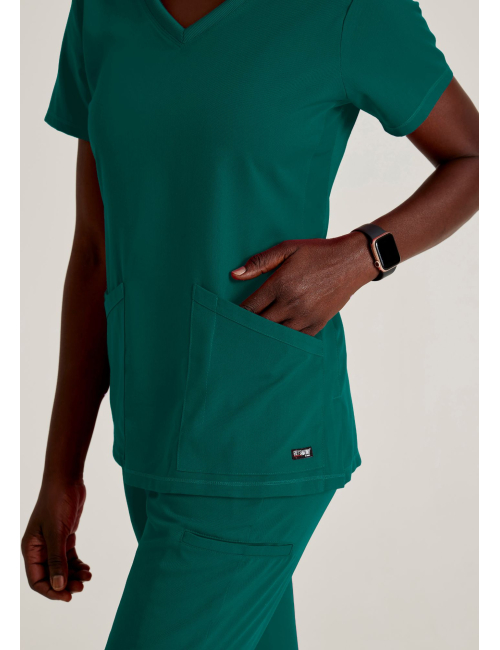 Blusa médica para mujer - Grey's Anatomy Stretch (GRST011)