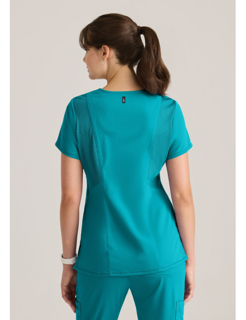Blusa médica para mujer - Grey's Anatomy Stretch (GRST011)