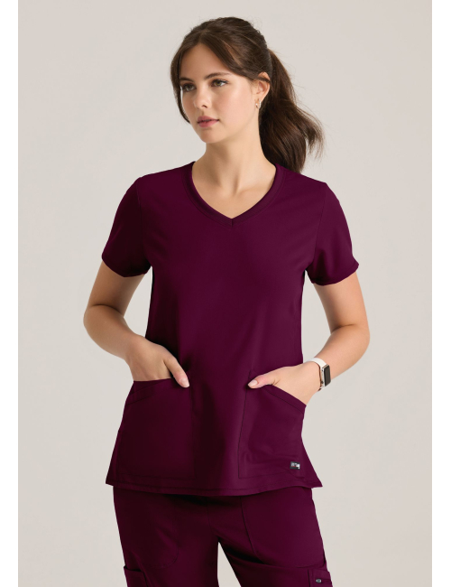 Blusa médica para mujer - Grey's Anatomy Stretch (GRST011)
