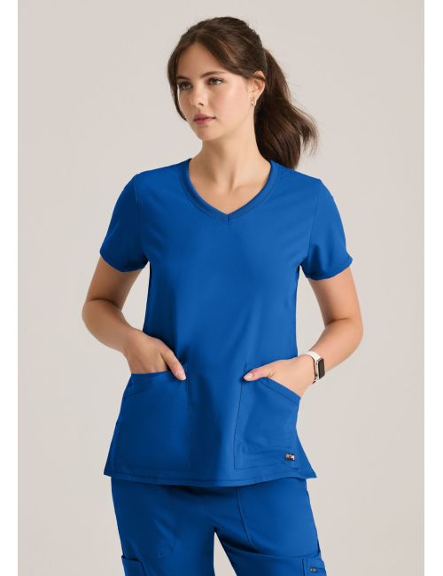Blusa médica para mujer - Grey's Anatomy Stretch (GRST011)
