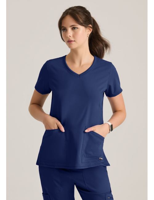 Blusa médica para mujer - Grey's Anatomy Stretch (GRST011)