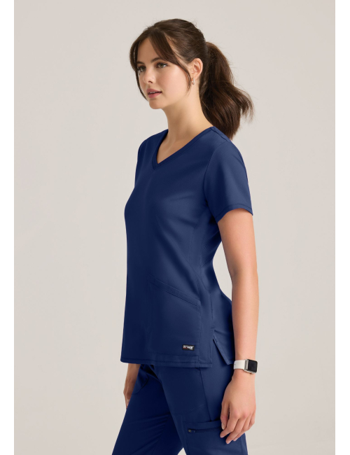 Blusa médica para mujer - Grey's Anatomy Stretch (GRST011)
