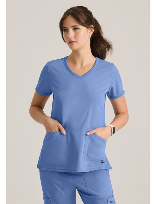 Blouse médicale femme - Grey's Anatomy Stretch 3 poches (GRST045)