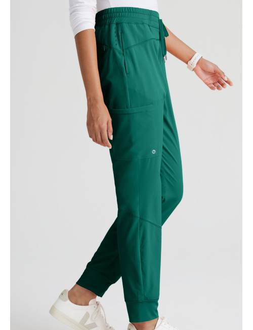 Women's medical trousers, "Barco One", 5 pockets (BOP597)