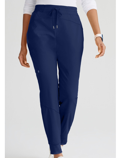 Women's medical trousers, "Barco One", 5 pockets (BOP597)