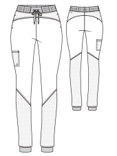 Pantalon médical Femme , "Barco One" jogger, 3 poches (BOP513)