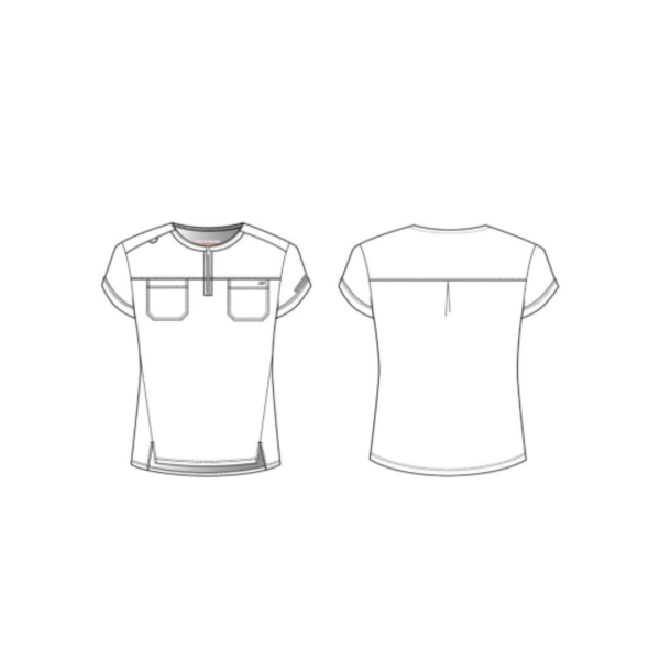 Blouse médicale femme à col arrondi - Skechers "RIP STOP" (SKT284)