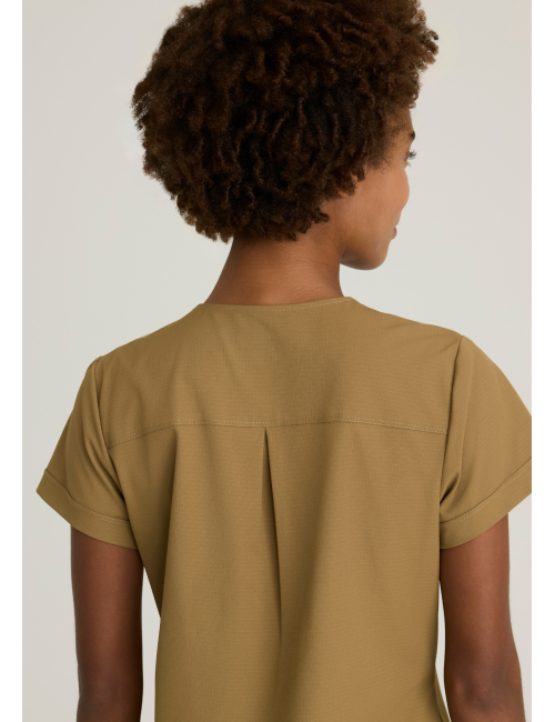 Women's medical blouse with round neck - Skechers "RIP STOP" (SKT284)
