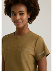 Women's medical blouse with round neck - Skechers "RIP STOP" (SKT284)