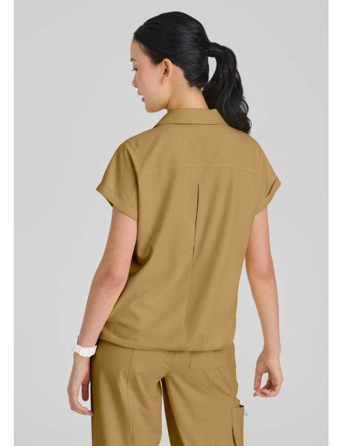 Blouse médicale femme à col chemise - Skechers "RIP STOP" (SKT276)
