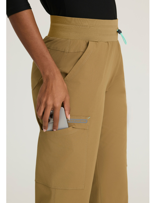 Pantalon médical femme 5 poches, avec ceinture en maille - Skechers "RIP STOP" (SKP712)