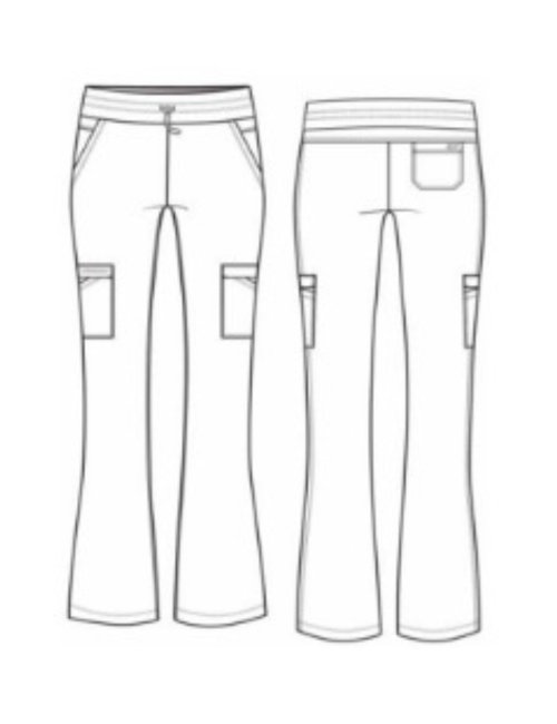 Pantalon médical femme 5 poches, avec ceinture en maille - Skechers "RIP STOP" (SKP712)
