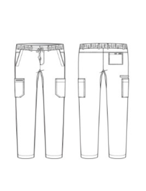 Pantalón médico de hombre de 6 bolsillos - Skechers "RIP STOP" (SKP708)