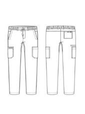 Pantalon médical homme 6 poches - Skechers "RIP STOP" (SKP708)