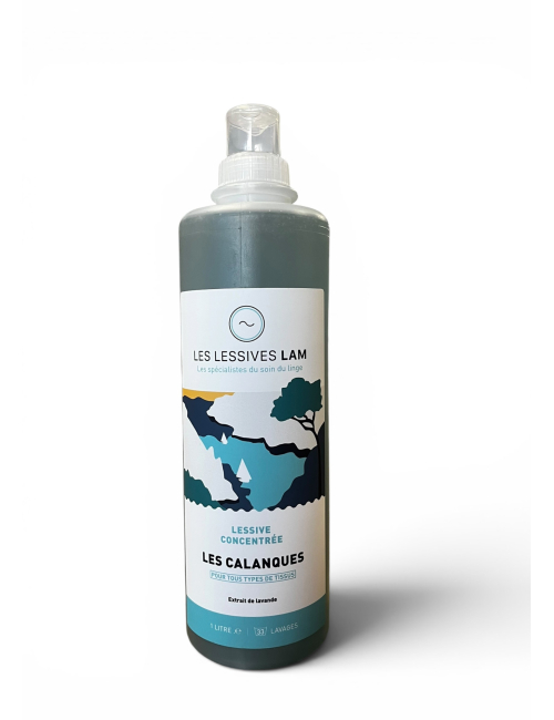 Lessive liquide concentrée 1L- Les Calanques (LAM-1)