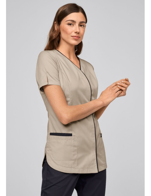 7DAYS Women’s Medical Blouse with Hidden Snap-Button Closure "PARIS"