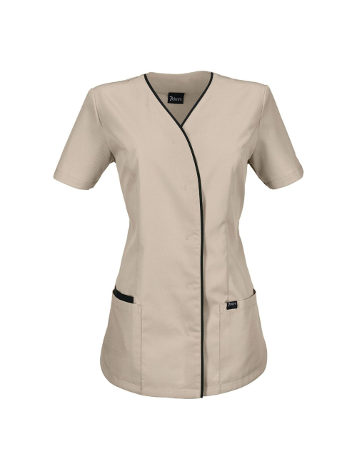 Blouse médicale à boutonnage à pressions dissimulées 7DAYS femme "PARIS"