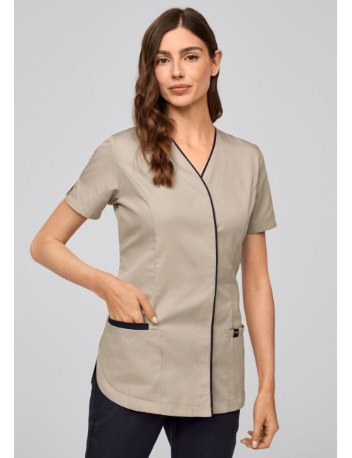 Blouse médicale à boutonnage à pressions dissimulées 7DAYS femme "PARIS"