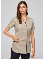 7DAYS Women’s Medical Blouse with Hidden Snap-Button Closure "PARIS"