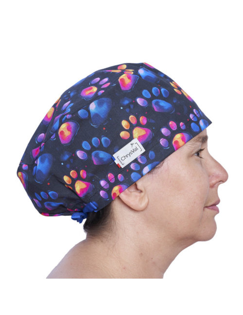 Calot médical couvrant "cosmopatte" 100% coton CHRYSVAL MADE IN FRANCE (211-1376)