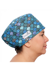 Calot médical couvrant "yumi" 100% coton CHRYSVAL MADE IN FRANCE (211-1297)