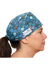 Calot médical court "yumi" 100% coton CHRYSVAL MADE IN FRANCE (211-1298)