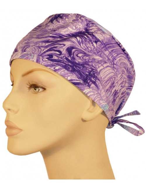 Purple flame surgical cap
