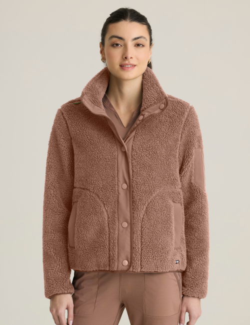 Veste médicale femme "Carol Sherpa"- Grey's Anatomy Stretch (GRSJ941)