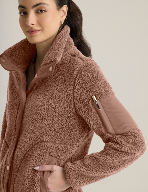 Veste médicale femme "Carol Sherpa"- Grey's Anatomy Stretch (GRSJ941)