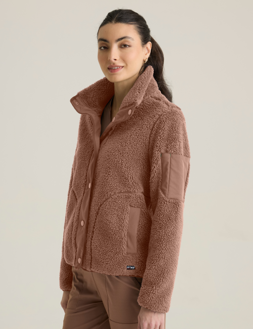 Veste médicale femme "Carol Sherpa"- Grey's Anatomy Stretch (GRSJ941)