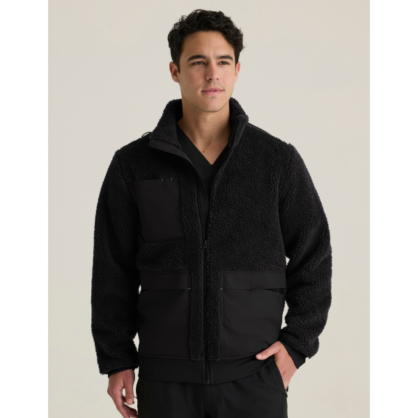 Veste médicale homme "Randin Sherpa"- Grey's Anatomy Stretch (GRSJ942)
