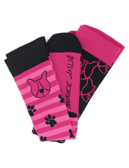 Chaussettes de compression hautes "Betsey Puppy" (BA179-PUP)