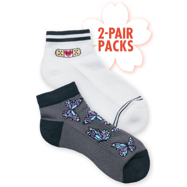 Chaussettes de compression chevilles "ANKLE" (A187-BWG)