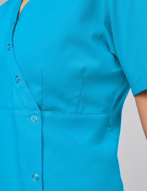 Blouse médicale à boutonnière asymétrique 7DAYS femme "LYON"
