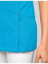 Blouse médicale à boutonnière asymétrique 7DAYS femme "LYON"