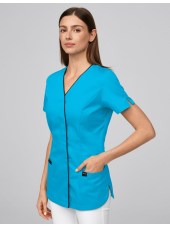Blouse médicale à boutonnage à pressions dissimulées 7DAYS femme "PARIS"